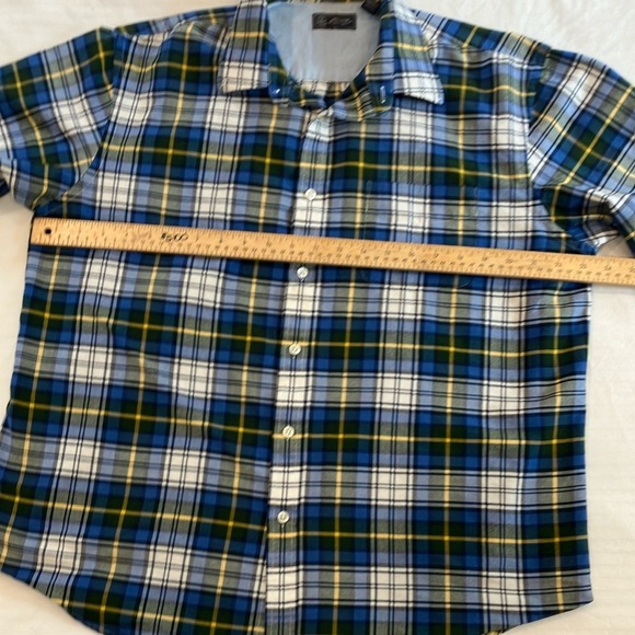 Men’s size large Arrow Plaid Button-Up Shirt cotton blend - Picture 9 of 14